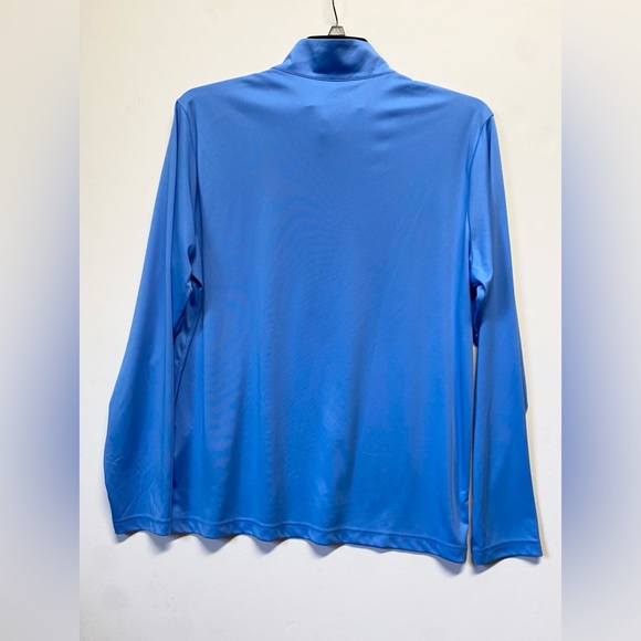 NWT Antigua Heather Powder Blue Memphis Grizzlies Hunk Quarter-Zip Pullover Top - Picture 3 of 7